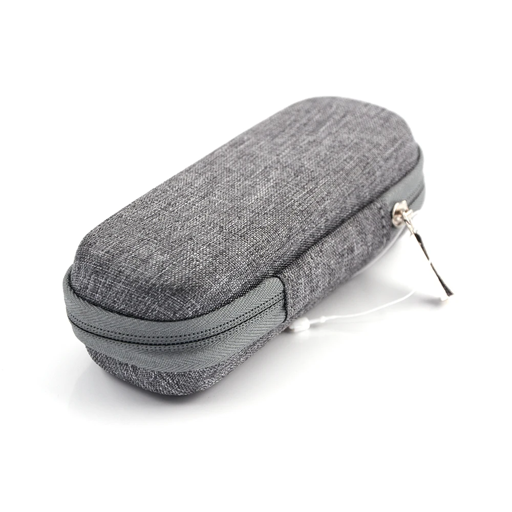 Certificated Medical Glucometer Storage EVA Case Durable Snowy Fabric Medical Glucometer Bag