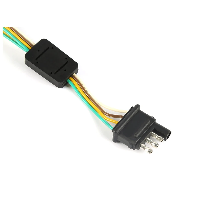 Индивидуальный Электрический жгут проводов, кабель в сборе, разделенный на два прицепа, жгут проводов электродвигателя