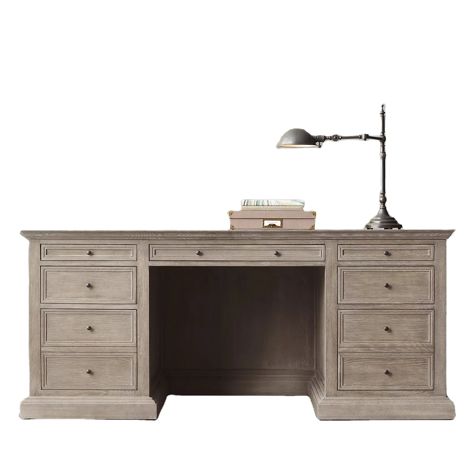 solid oak wood french italian kids corner desk