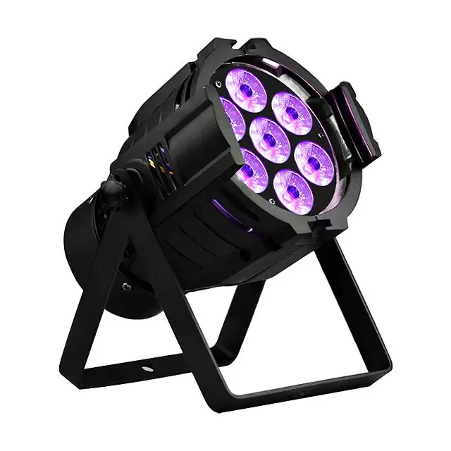 Мини-сценический свет par 64 led rgbw 7*10 Вт 4in1 светодиодный