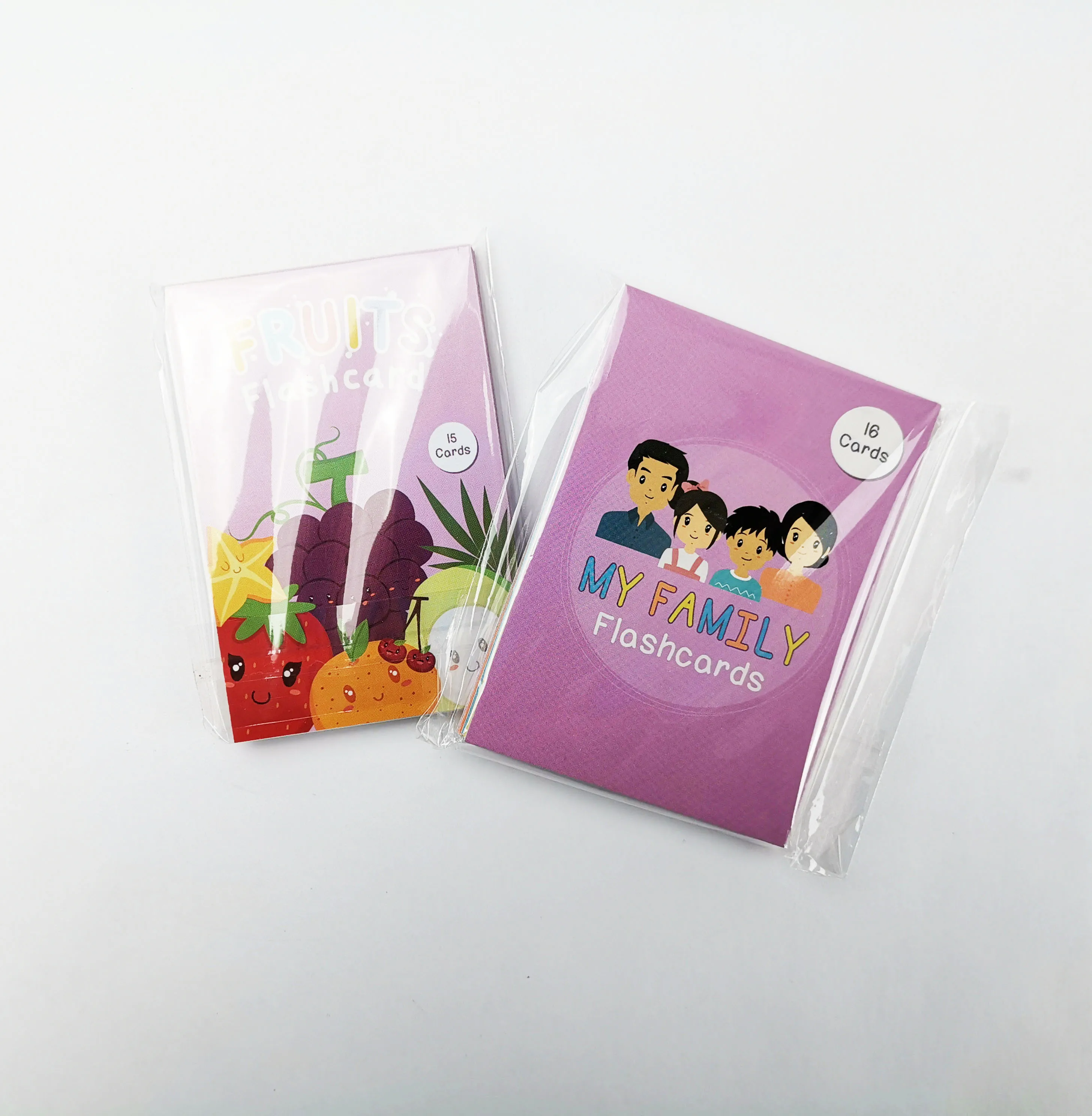 CPC custom eco friendly  double sided early educational learning idioms card toys