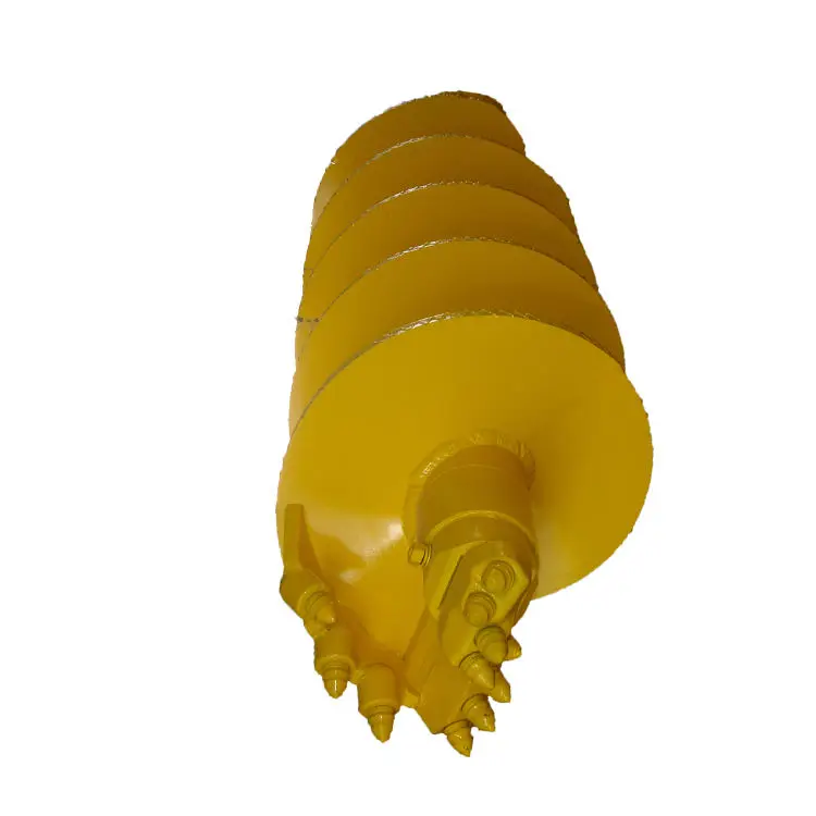 Teeth Single Cut Flat China Augers Rock Drilling Auger