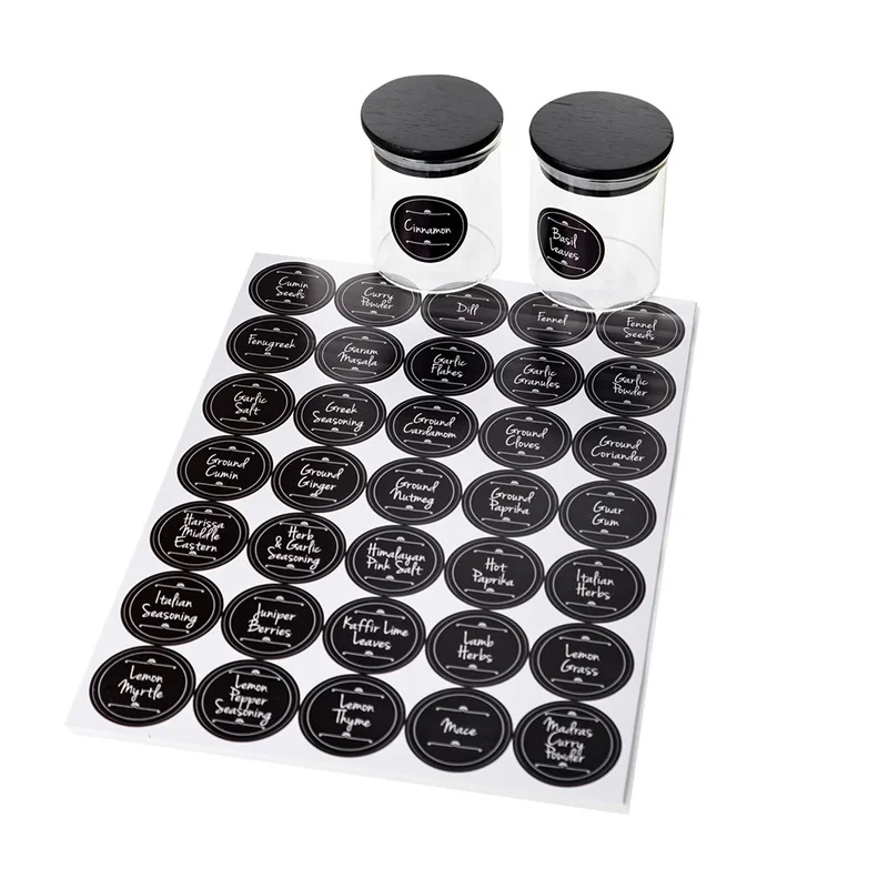 Private Pvc Mark Label Kitchen Flavouring Classify Sticker