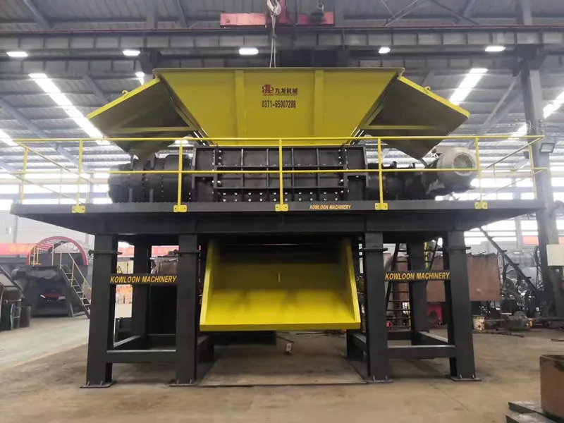 Metal Recycling Cable Wire Crusher Industrial Double Shaft Copper Wire Shredder Machine For Sale