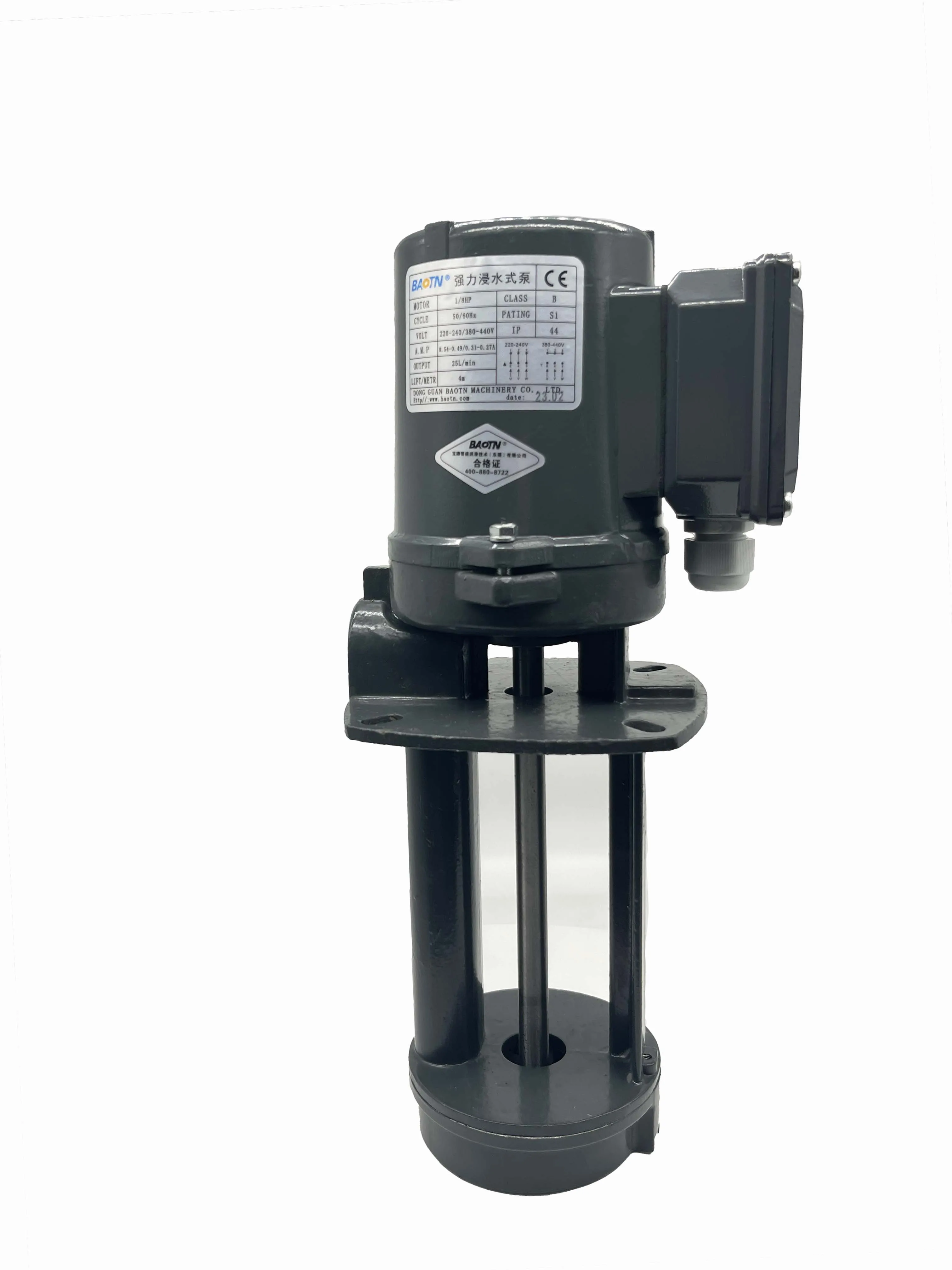 BAOTN Coolant Pumps 1/2 HP 290 MM forced submerging pump Centrifugal Pumps for Coolant