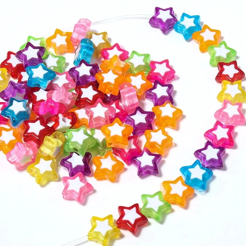 Wholesaler 10MM Transparent Acrylic Bead Seven Plastic Connection Beads Wedding Chandelier Decorations Making Door Curtain DIY