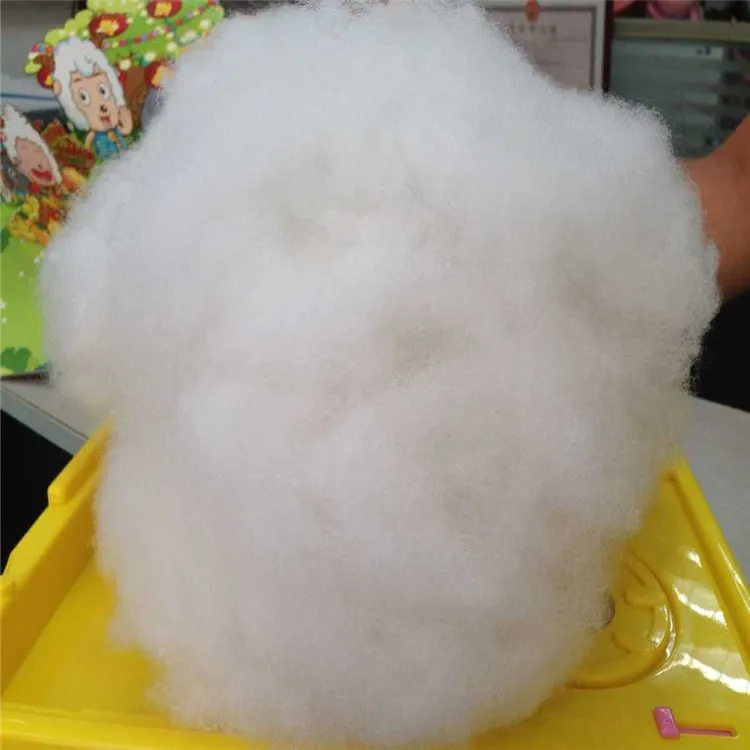 
Factory Direct Sales Hollow Conjugated Silicone Staple Fiber Doll Filling Material Fiber 