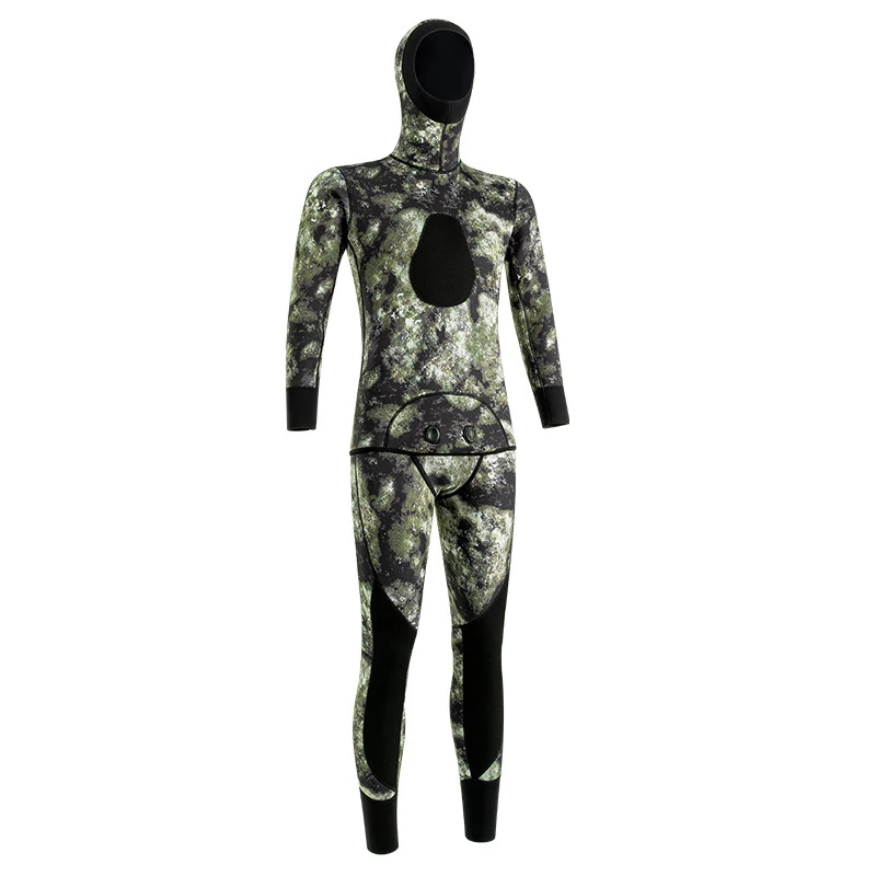 Wholesale Spearfishing Wetsuit Wholesale Customized Camo Diving Neoprene Wet Suit Camouflage Spearfishing Wetsuit For Men