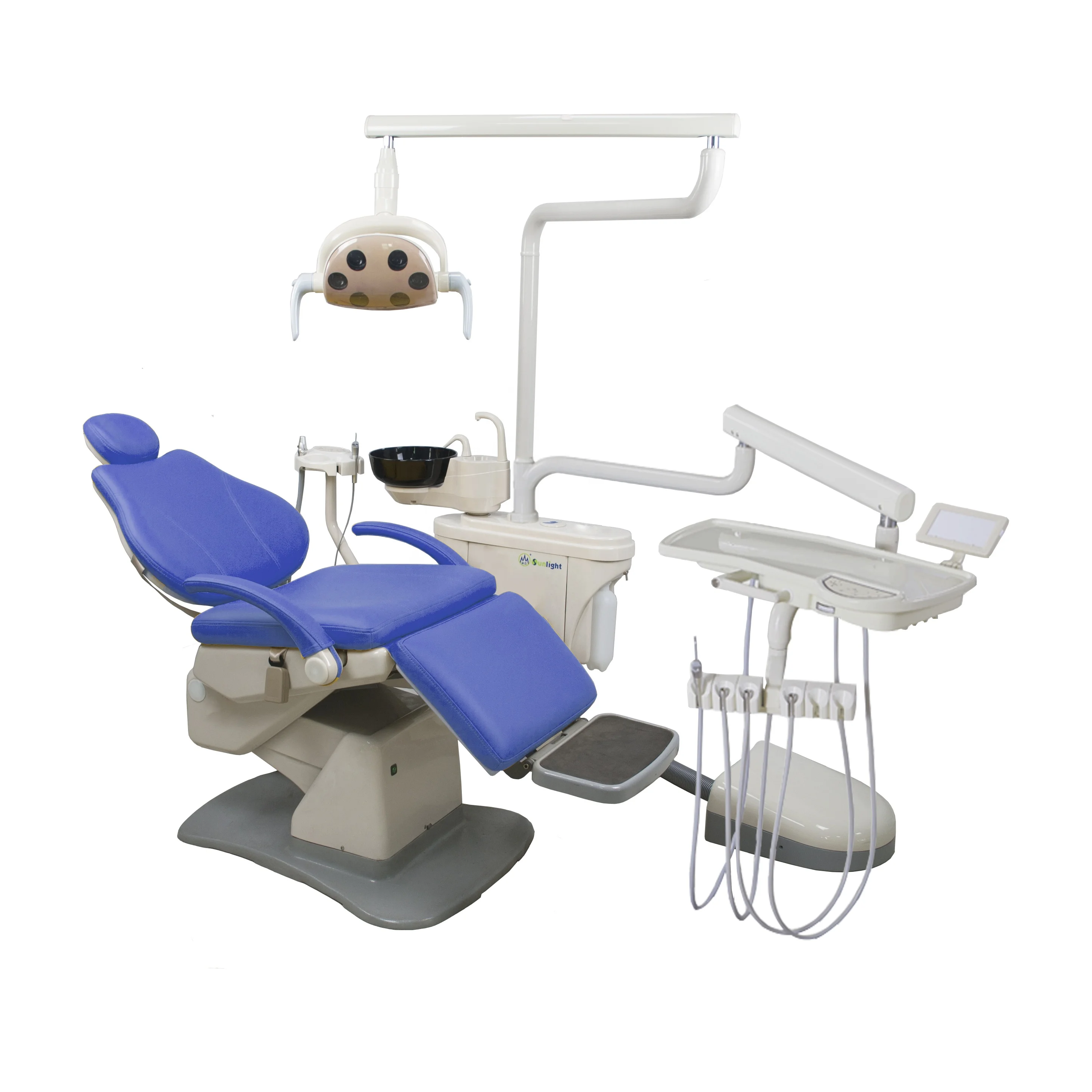 2023 Best dental folder Dental Chair Unit with Knee- Break new style dental equipment