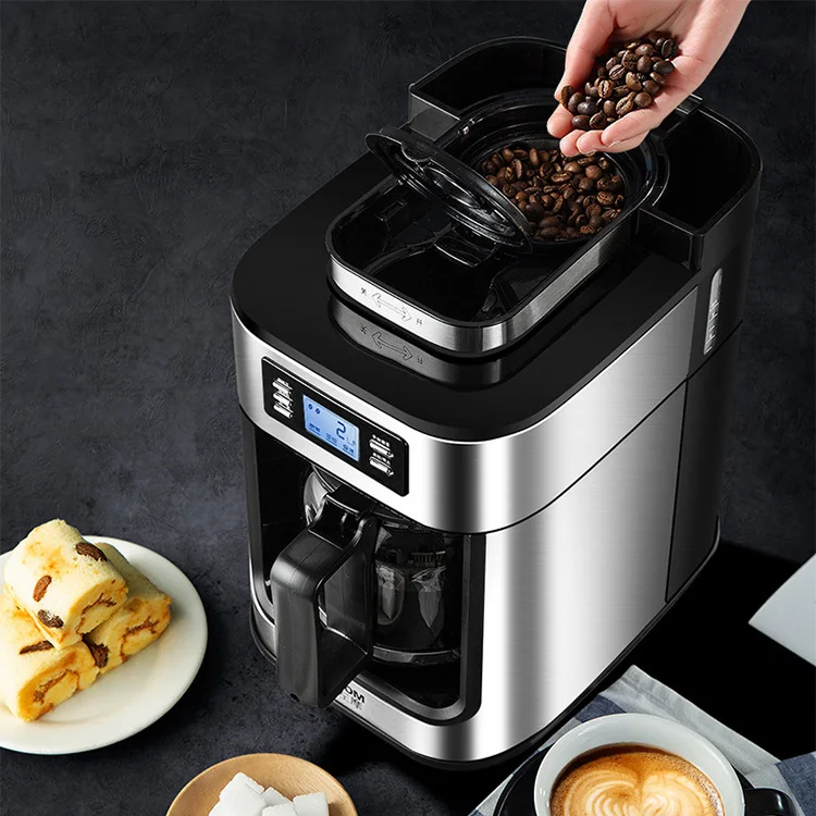 2022 hot selling 1000W high-power home coffee machine automatic restaurant coffee machine in China