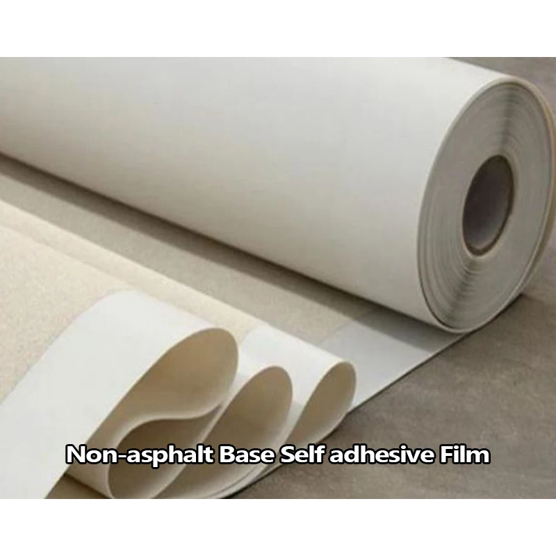 Ofimut factory manufacturing strong durability HDPE polymer self-adhesive waterproofing membrane