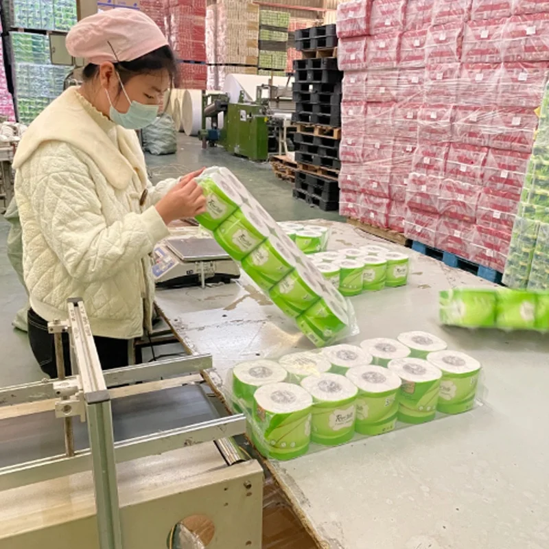 Wood Pulp Toilet Paper China Wholesale Cheap Water Absorbent Hotel Bathroom Toilet Tissue Roll