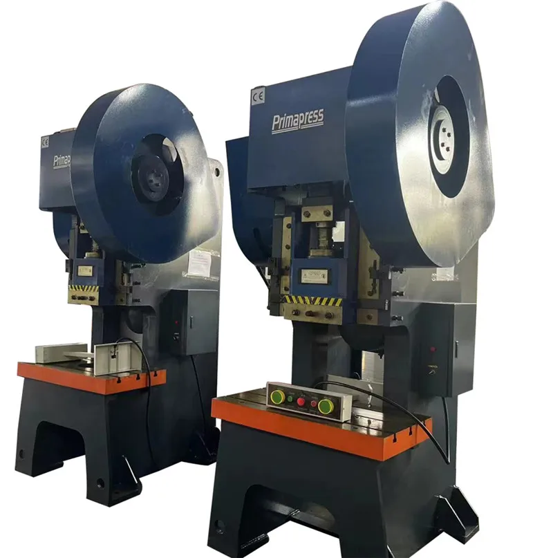 C Frame Mechanical Power Press, Eccentric Press Machine Mechanical Metal Punching Machine Green Metal Sheet Stamping 2 Years