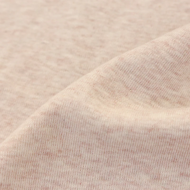 hot selling 200gsm 85% cotton 15% cashmere 1*1 rib knitted wool Breathable fabric for Garment