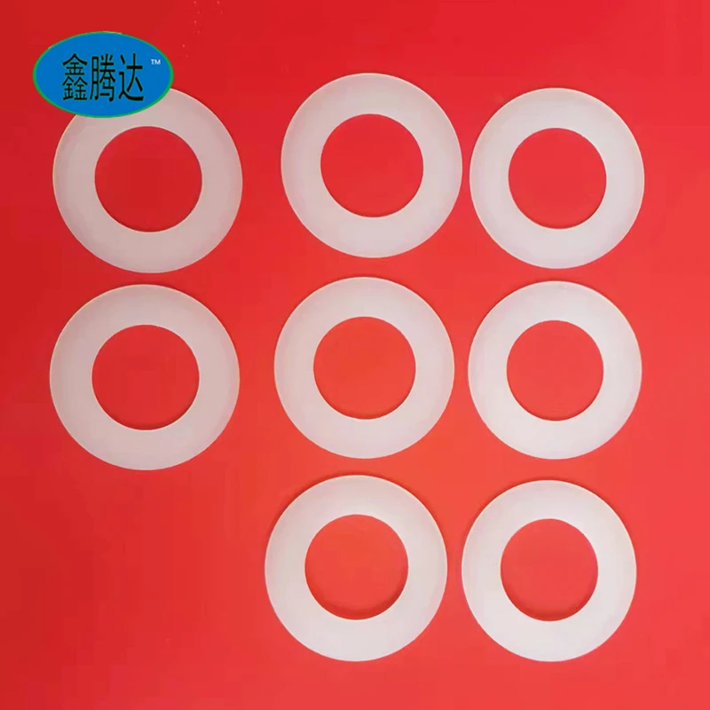 cnc machining PTFE flat sealing gasket plastic washer