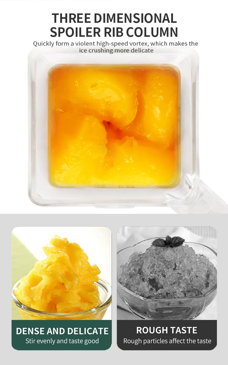 Gep Factory Direct High Power Commercial Blender 65db Low Noise High Speed Blender For Coffee Shop