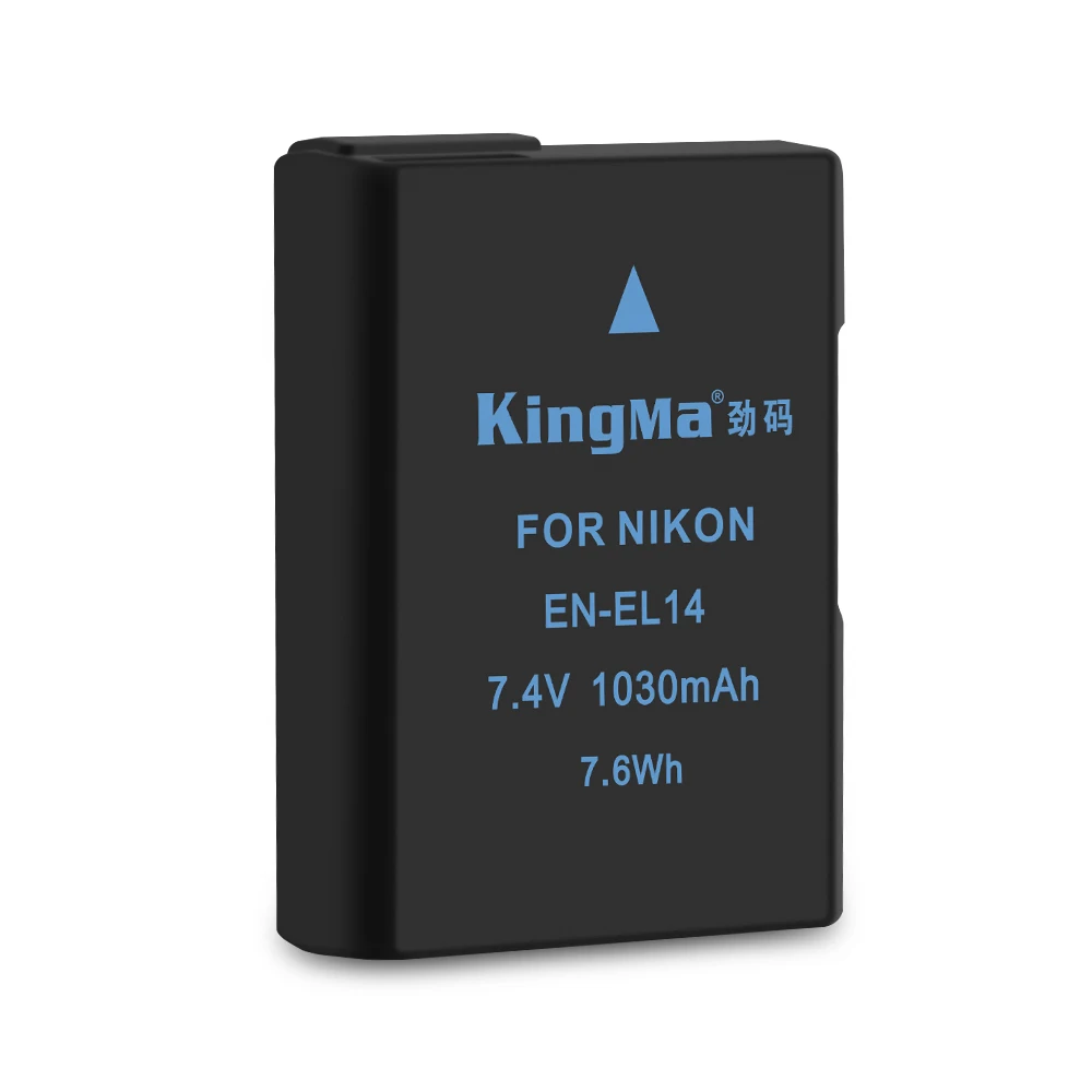 KingMa Replacement EN-EL14 EN EL14 digital camera battery For Nikon D3100/D3200/P7000/D5100/P7100/P7700