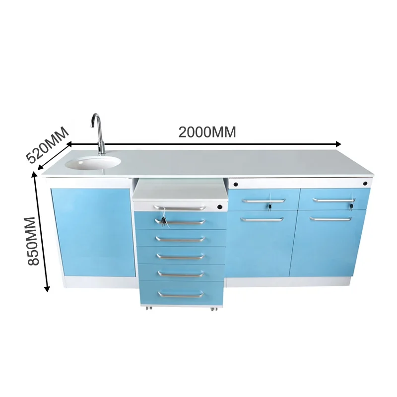 dental supply customized furniture removable dental cabinet for dental clinic