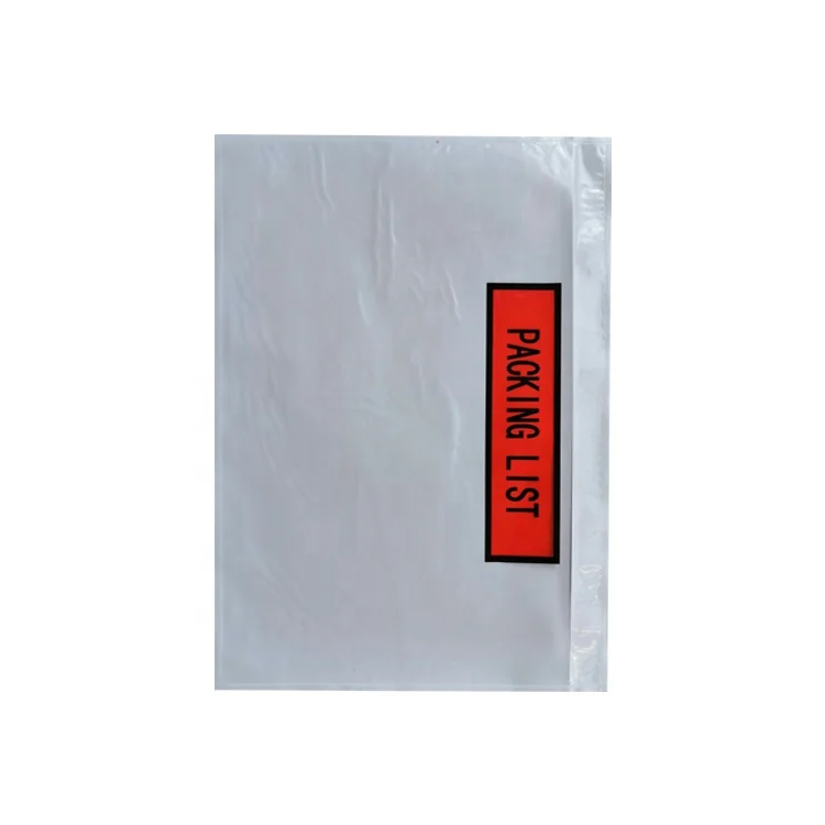 
Printing Self Adhesive Packing Slip Envelope From Factory 