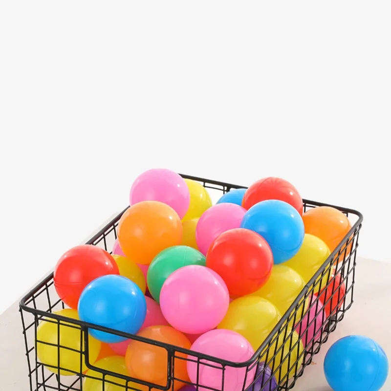Phthalate Free Bpa Free Crush Proof Plastic Elastic Ocean Ball Kids Pit Balls Play Balls For Kids Pool 6 Colors