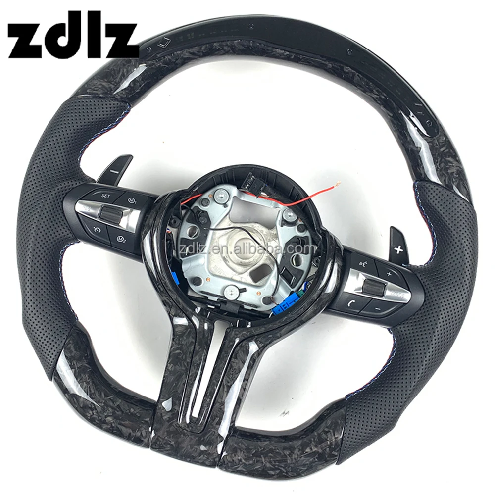 Кованый светодиодный руль из углеродного волокна для BMW F10 fit F01 F06 F15 F16 F20 F22 F25 F26 F30 F32 F39 F48 M3 M4 M5