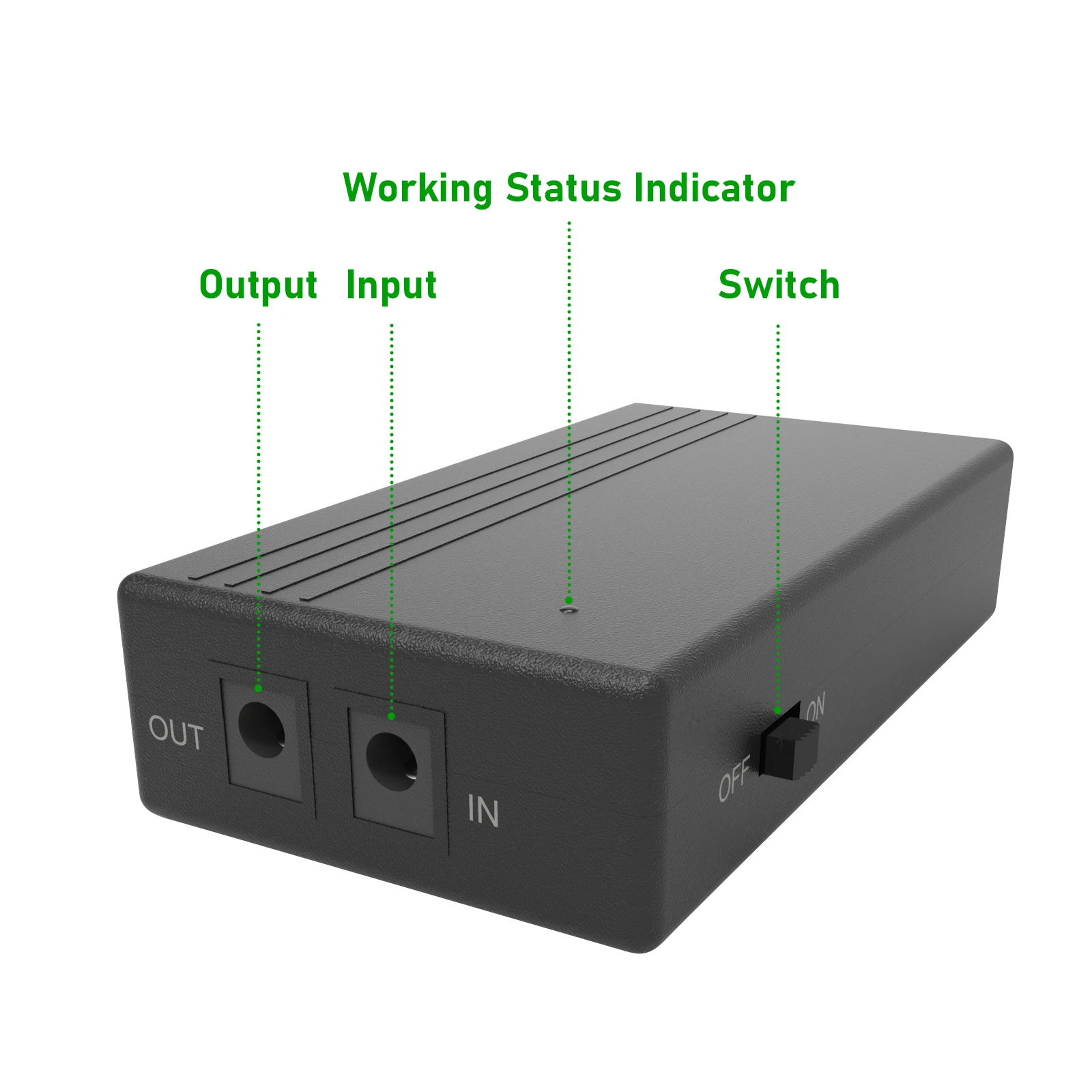 Wgp online ups портативный одиночный Outputdc mini dc ups батарея 12v 9v для wifi mini ups 12v
