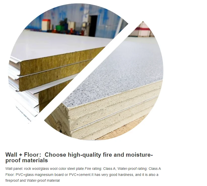 CGCH 20ft Container House Easy Install Detachable Container Mobile Home Modular House Office Hotel Prefab House