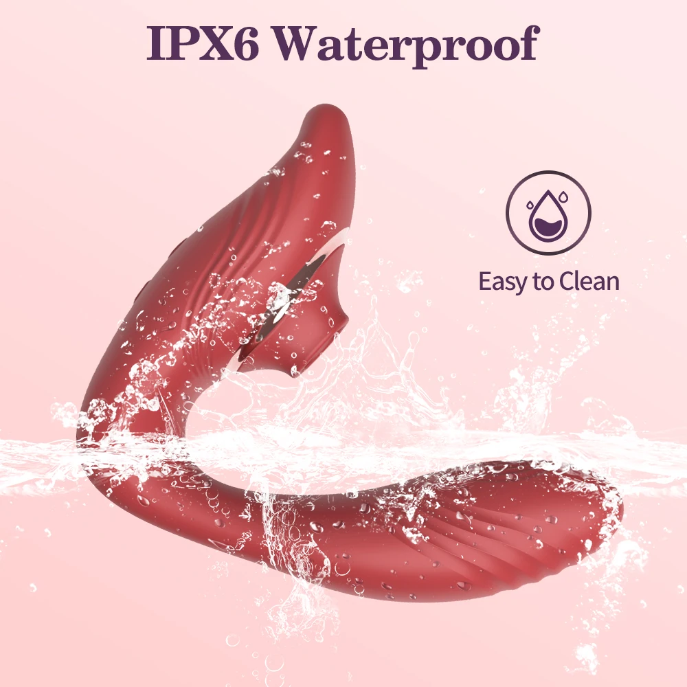 G-Spot Clitoris Sucking Flapping Vibrator Female Masturbation Vaginal Sex Nipple Clitoral Stimulating Sucker Vibrator For Women