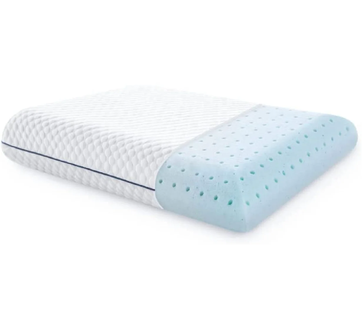 Popular Cooling Cervical Neck Gel Memory Foam Pillow for Good Sleeping and Pain Relief with Washable Removable Cover