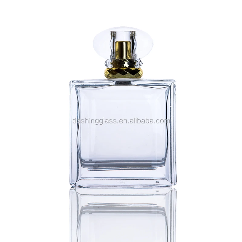 Custom Square Unique Fancy 30ml 50ml Empty Perfume Bottles Glass Bottle in Bulk