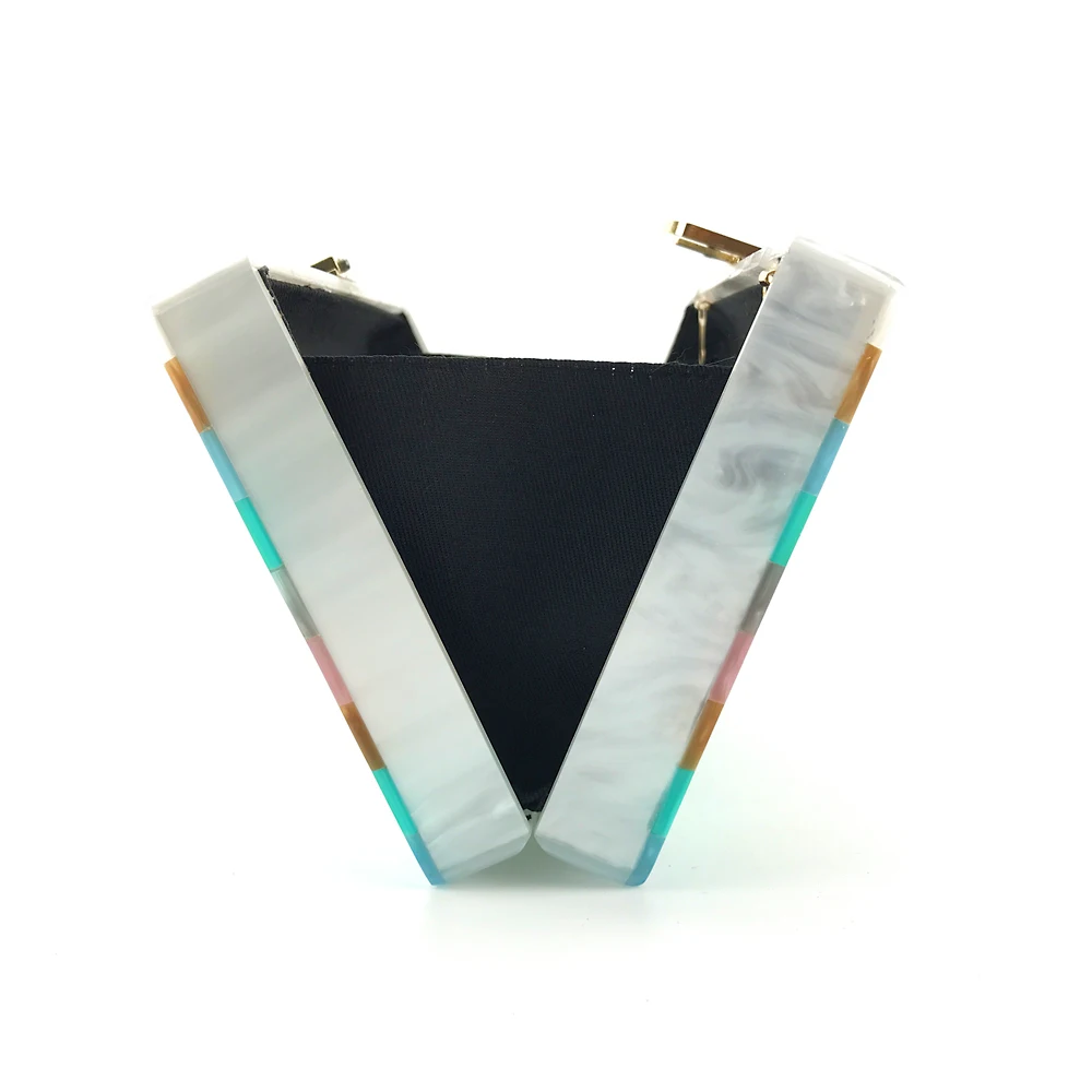 
Wholesale Women Formal Transparent Clutch Acrylic Purses Bag 