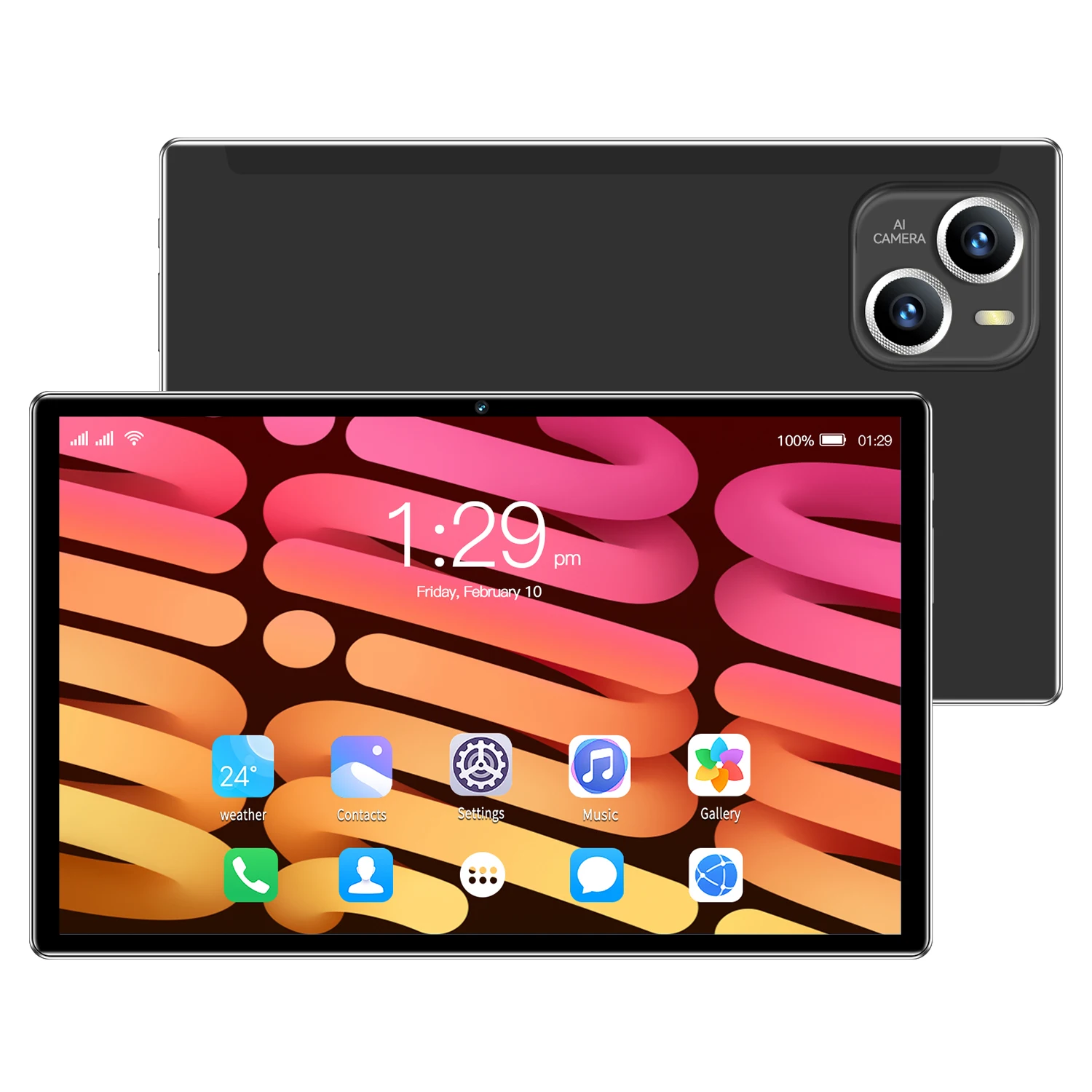 Pad Air5 Tablet 10.0 inch Android 12.0 Quad-Core 4GB RAM 64GB ROM Tablet Computer 10.1' IPS HD WIFI 3G 4G Used Tablet PC