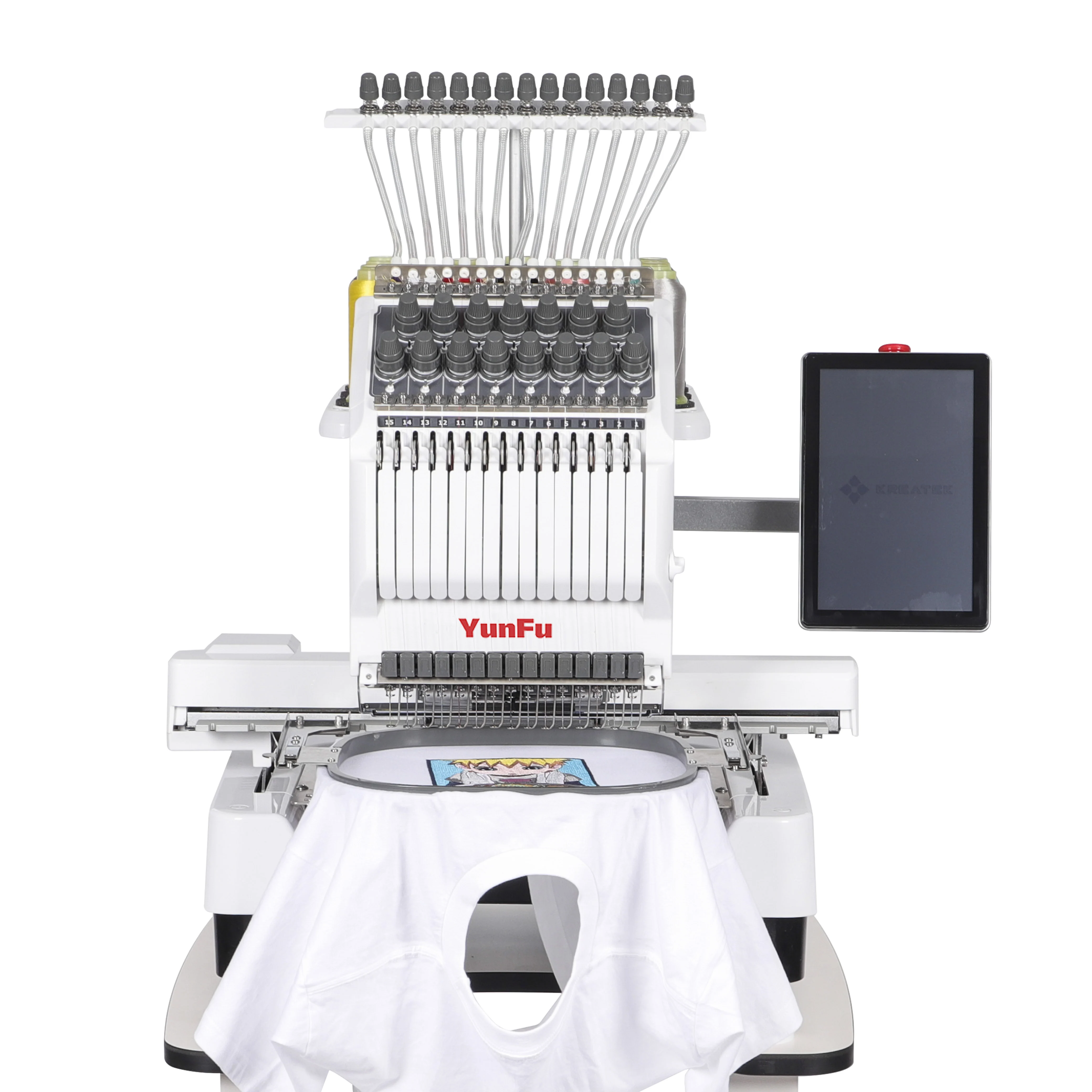 Single Head 15 Needles Free Accessories Computerized Home Use Embroidery Machine New Condition-for Brother or Tajima