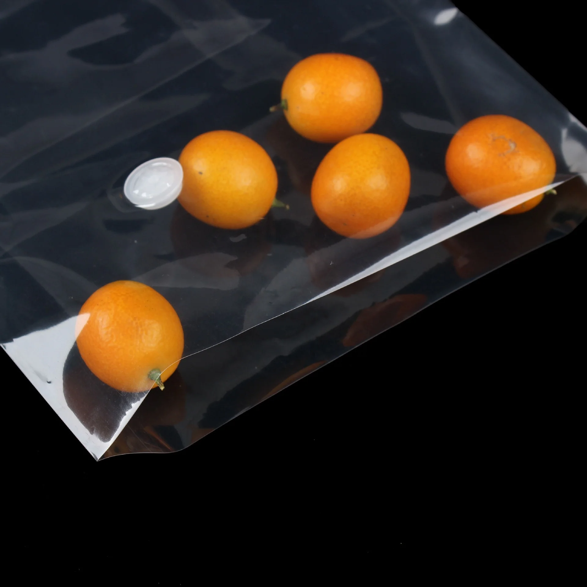 Transparent Fermented Feed Bag with One Way Degassing Valve PA PE Material Air Valve Feed Bag
