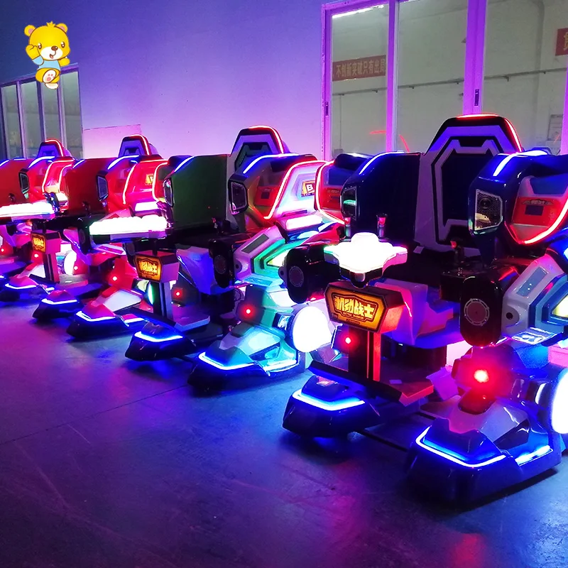 Battery Operate Robot Machine Amusement Park Shoot Walking Battle King 360 degree radar warning electric Robot