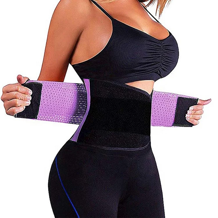 
3011 Workout Slimming Belly Support Adjustable Waist Slimmer Belt Waist Trimmer Neoprene Waist Belt 
