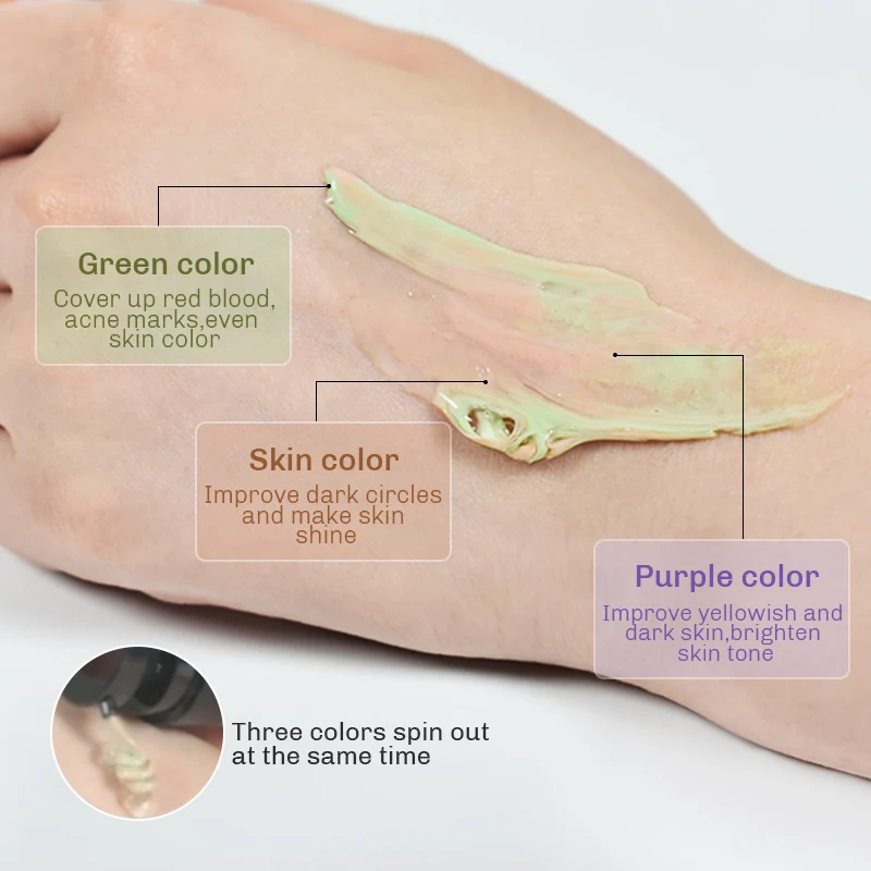 Private label cosmetic foundation matte Based Makeup Brighten Glow Skin Face Primer Before Foundation Moisturize