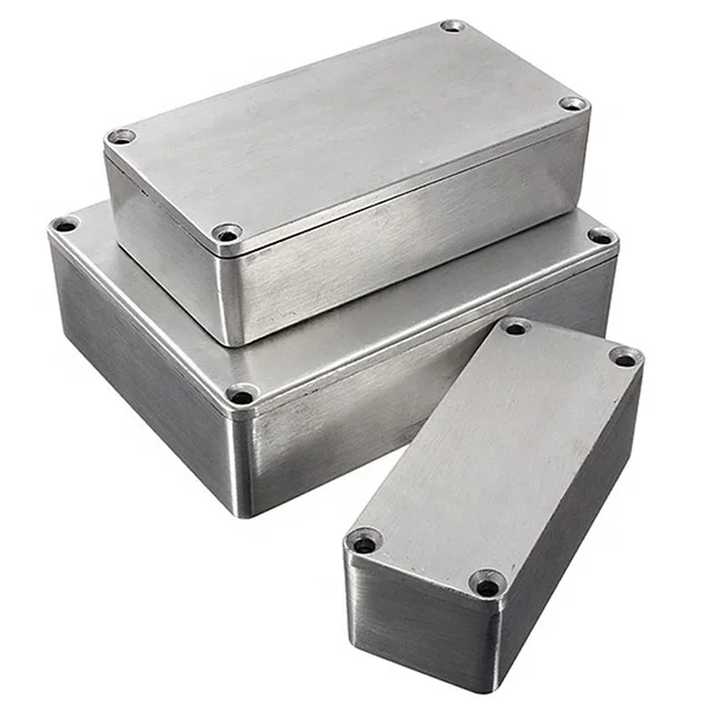 CNC Milling 1590 Series Aluminum Case Stomp Box Effects Pedal Enclosure for Guitar