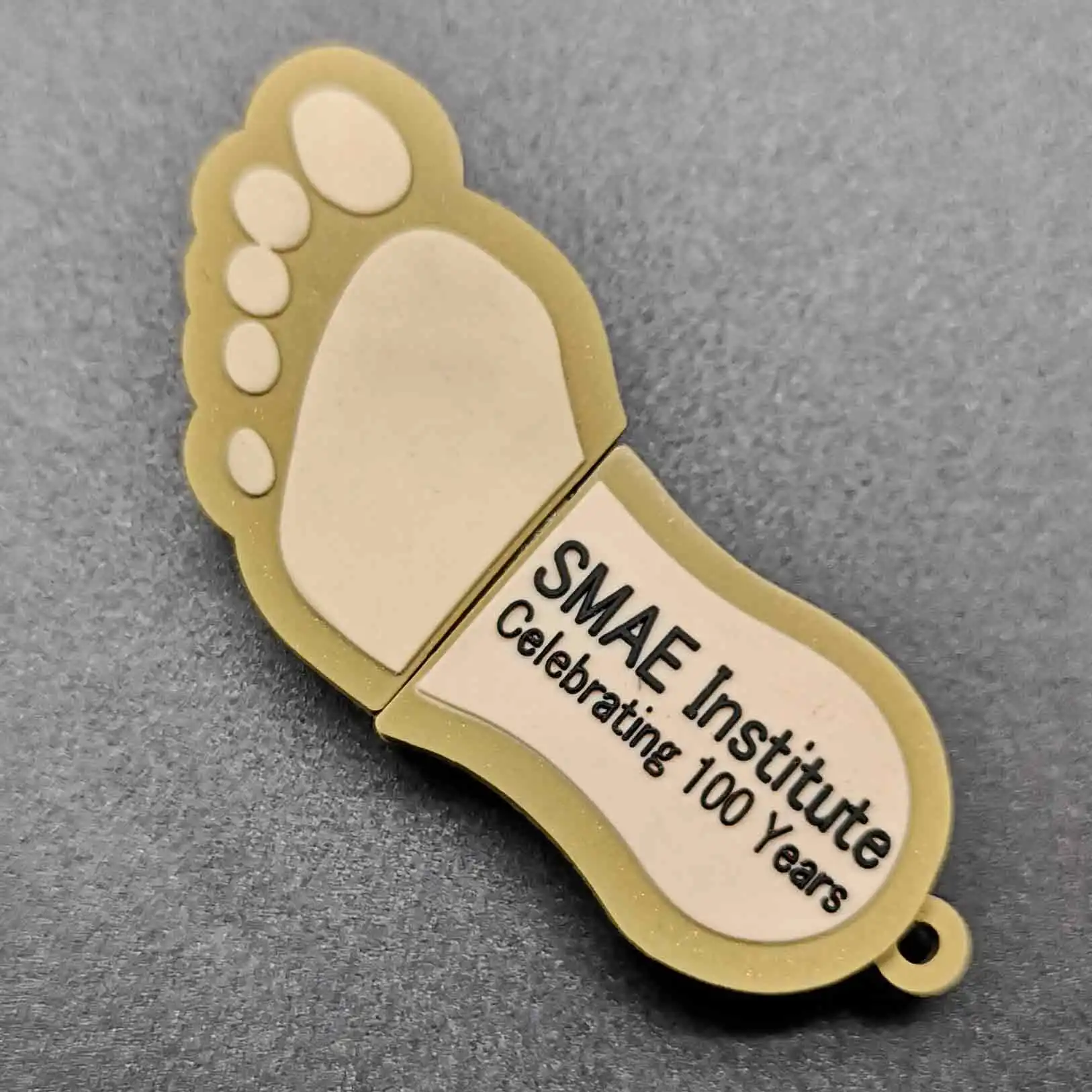 
New Arrival Eco-Friendly PVC Cartoon Foot Print USB Flash Drive Take Away Pen Drive High Speed USB 3.0 Promotional Gifts 