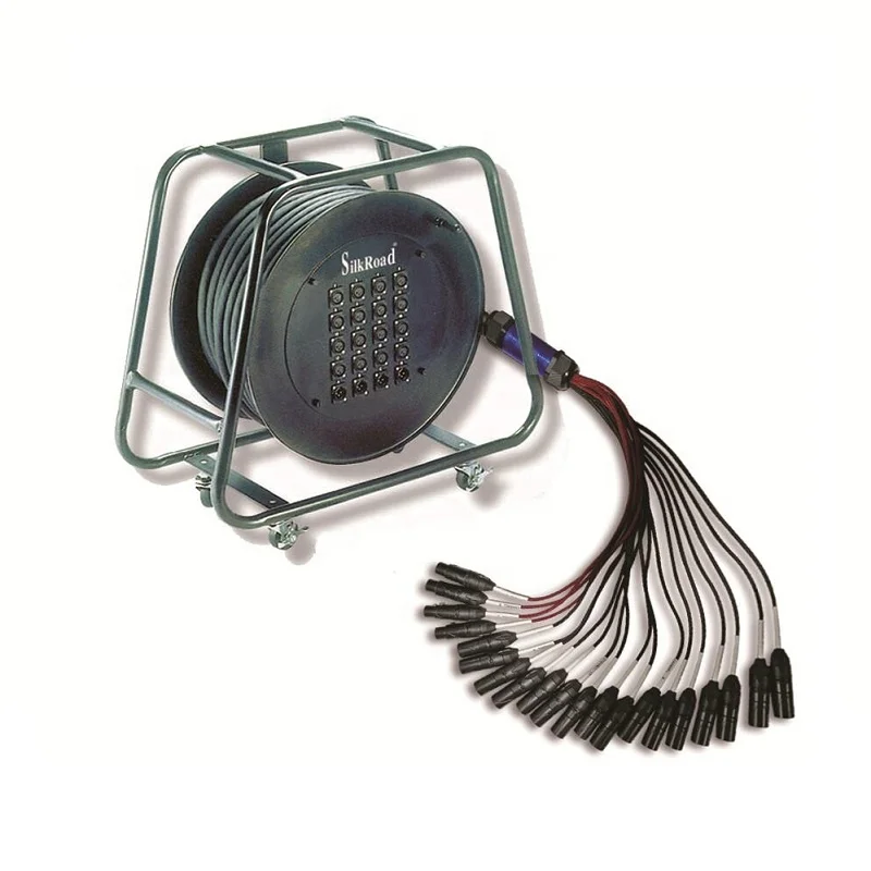 
 Многоканальный сценический Змеиный кабель с возвратом XLR и выходом микрофона, 20 каналов, 30 м для сцены, светодиодный экран  