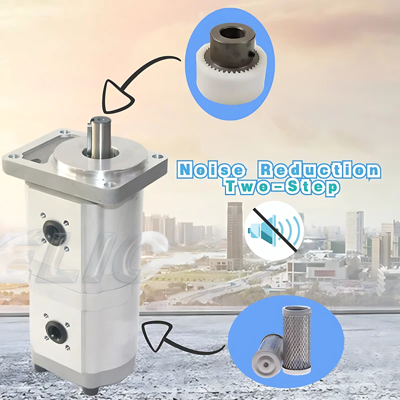 2024 New Products Mini Excavator Part Hydraulic Axial Pump WA200-1-A 705-51-20640 Triple Gear Oil Pump for KOMATSU Replacement