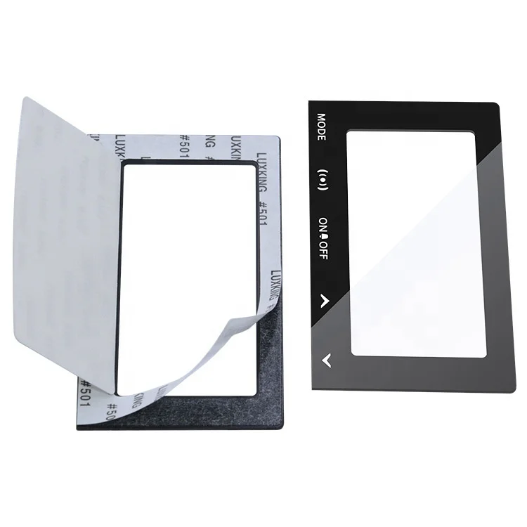 
OEM screen print CNC cutting polycarbonate acrylic front panels transparent 