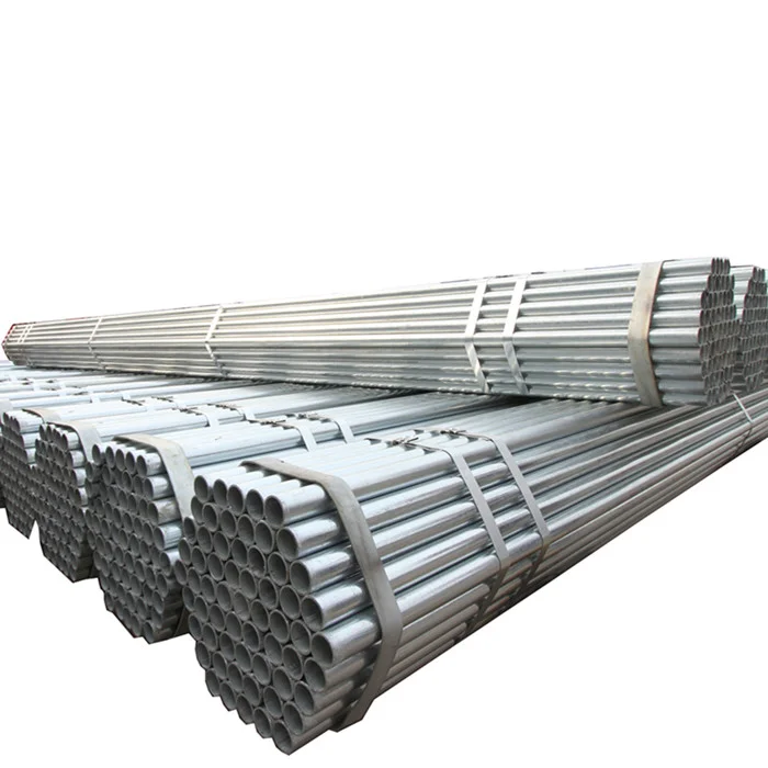 tianjin yuantai derun hollow section hot dipped GI round steel tubing pre-galvanized steel tube pipe