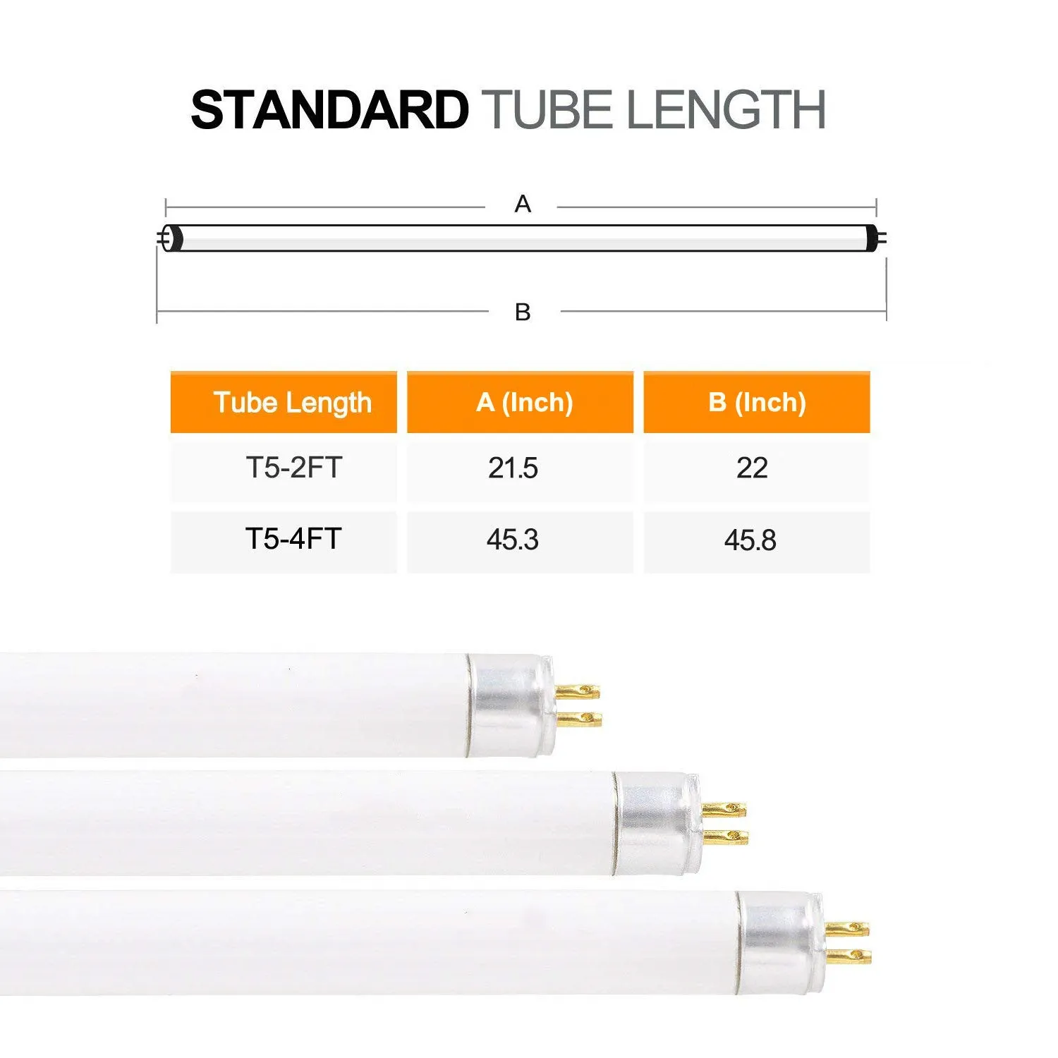 24W 54W T5 Fluorescent Tube 2400K 6500K T5 Light Bulb