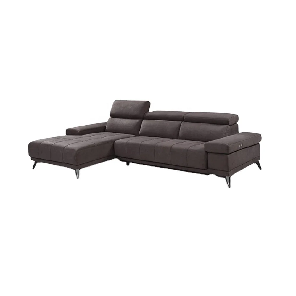 wild sensual nubuck leather sofa cloud couch orange living room high end exclusive luxury modern living room set upholstery sofa