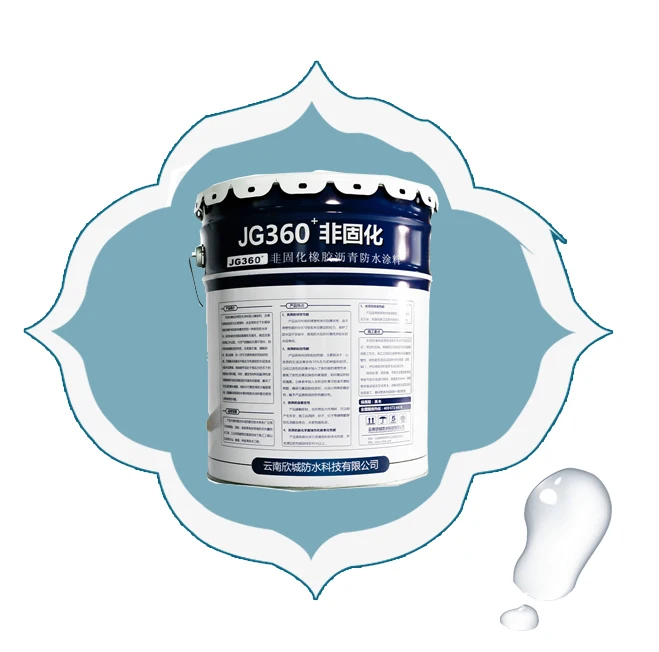 JG360+ creep denaturation, corrosion resistance  non-curable rubber asphalt waterproofing coating for cracks repair