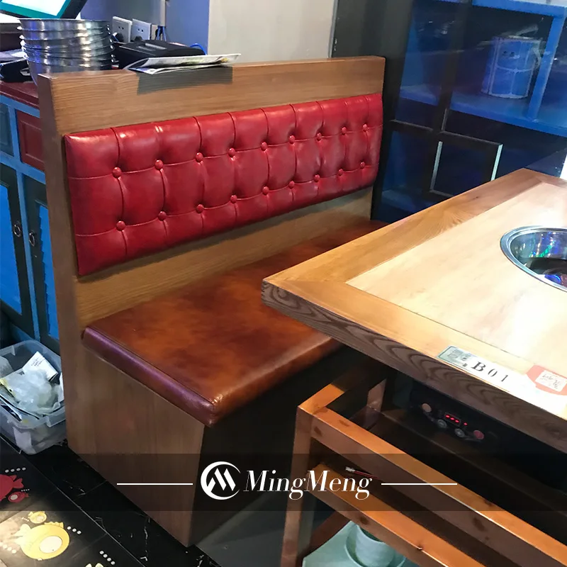 Индивидуальный популярный диван для магазина, современное сиденье для ресторана, двухсторонний диван