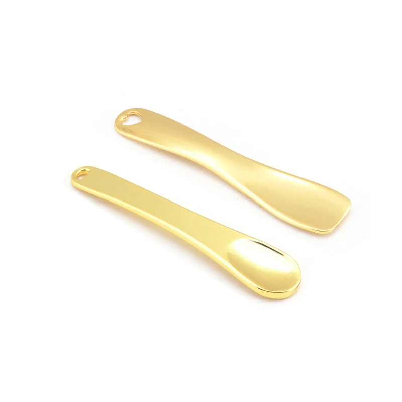 В Горошек Оптовая Продажа крем для лица макияж ложка красота крем для копания ложка металлическая косметической упаковки небольшой скребок ложка