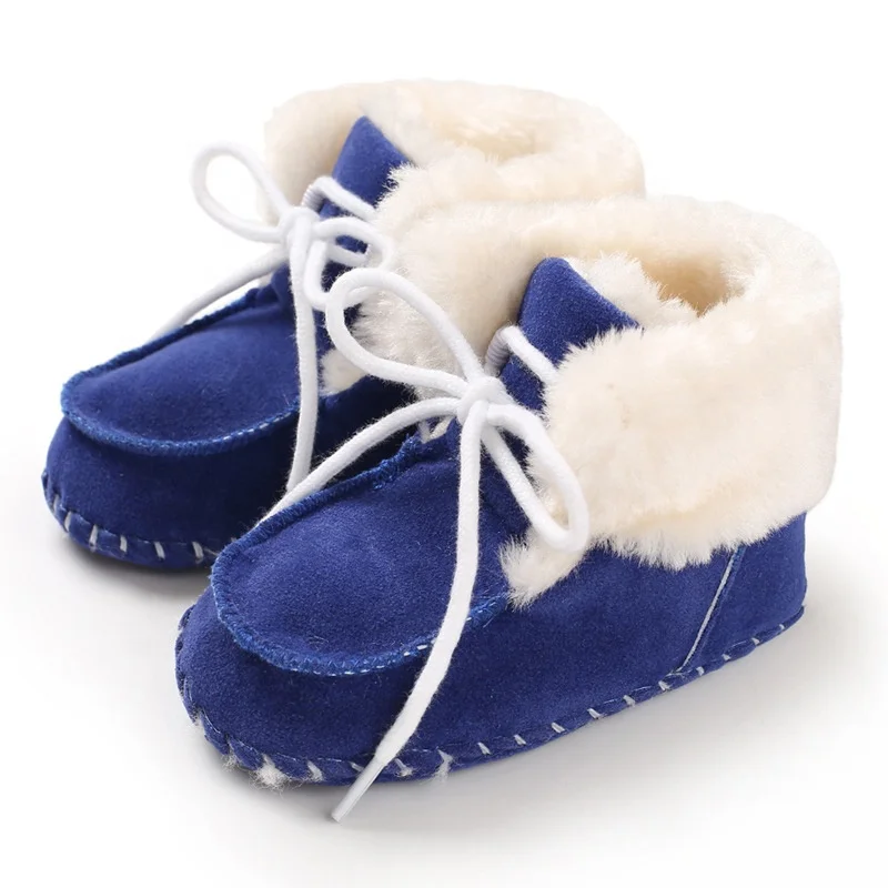 Лидер продаж, зимние плюшевые флисовые теплые детские сапоги EVERTOP из шерпы, теплая обувь для малышей