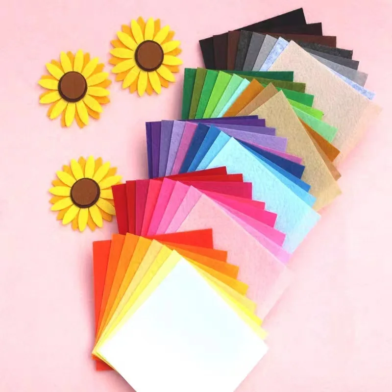 Custom size back adhesive sheets felt fabric double tape
